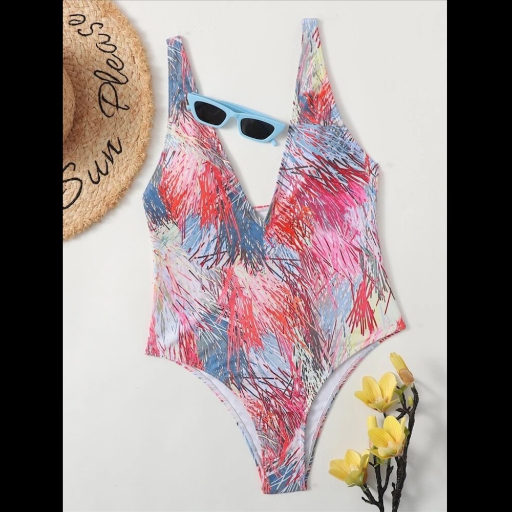 SEXY MULTI MONOKINI ONE PIECE SWIMSUIT (SMALL)